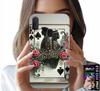 Etui Do Samsung Galaxy A20E - Karta Król Królowa Poker Karty + Szkło