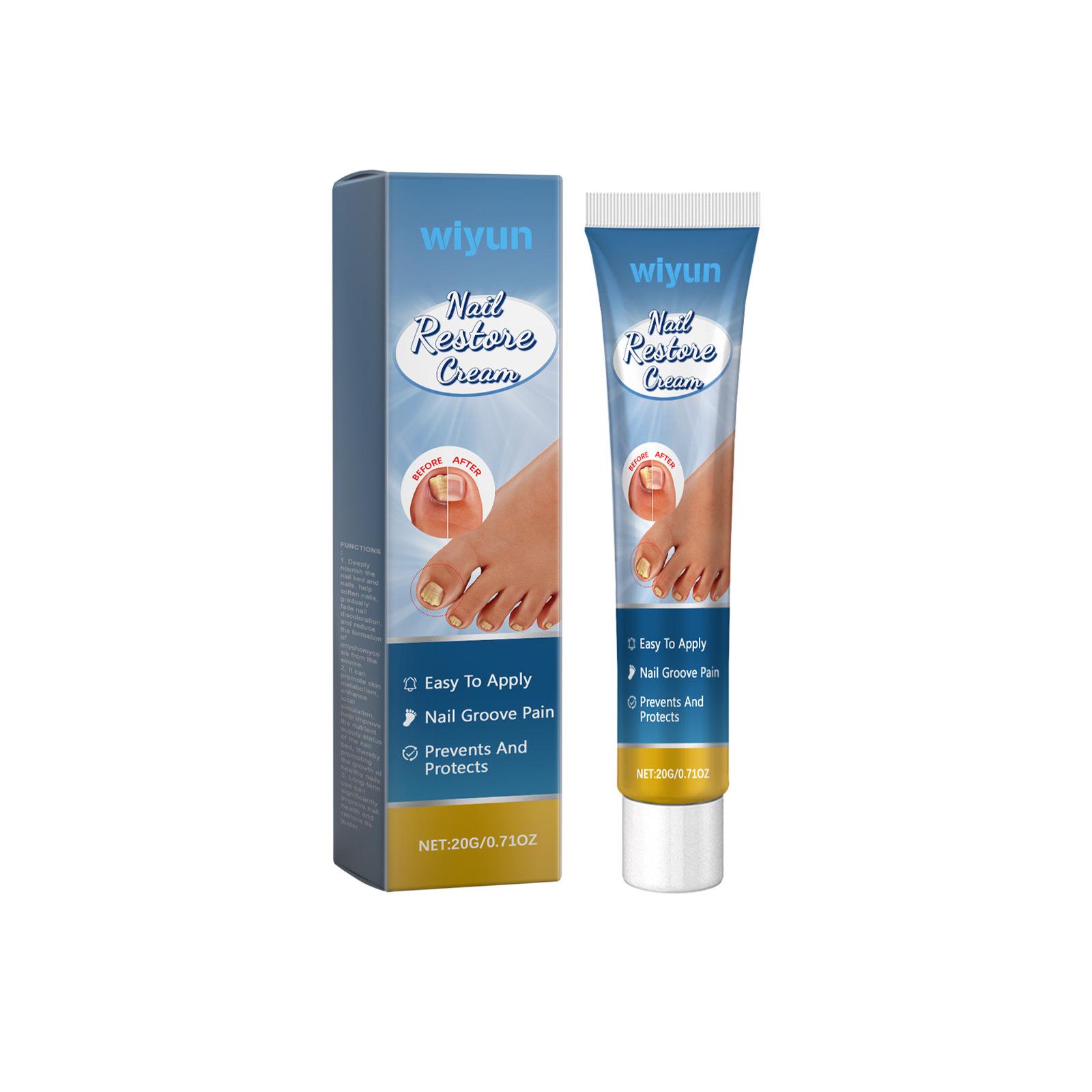 

WIYUN Nail Care Cream: Relieves Discomfort, Cleans, Nourishes, and Enhances Nail Luster.