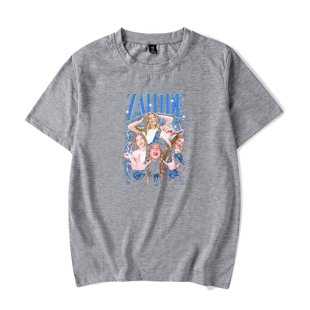 Zahide Short Sleeve Merch Tee Women Unisex Crewneck Fashion Tshirt Unisex Tops
