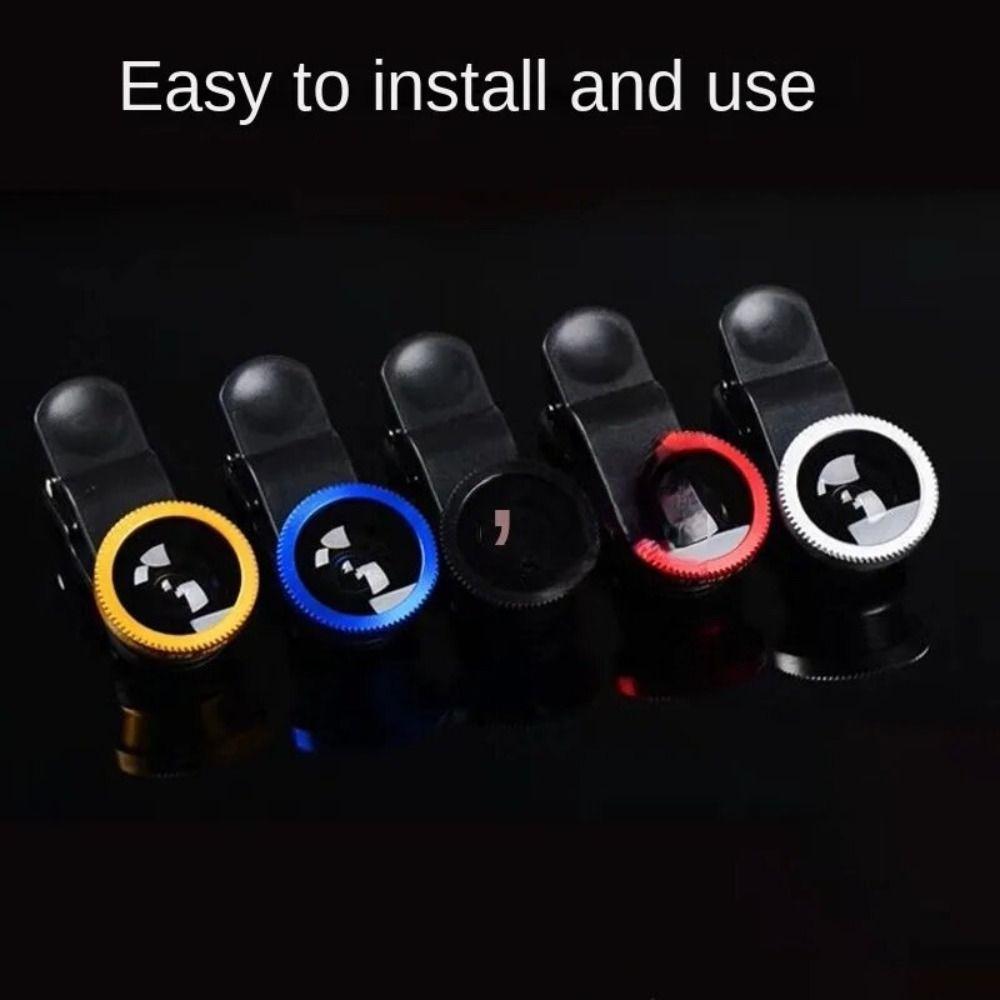 0.67X Wide Angle Mobile Phone Lens with Clip Phone Camera Lens Kit Portable Phone External Lens
