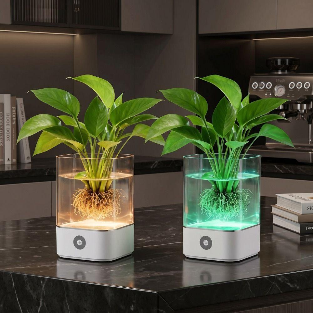 Farbwechselnde USB-betriebene Lampe Dimmbares LED-Umgebungslicht Mini-Aquariumlicht Geburtstagsgeschenk