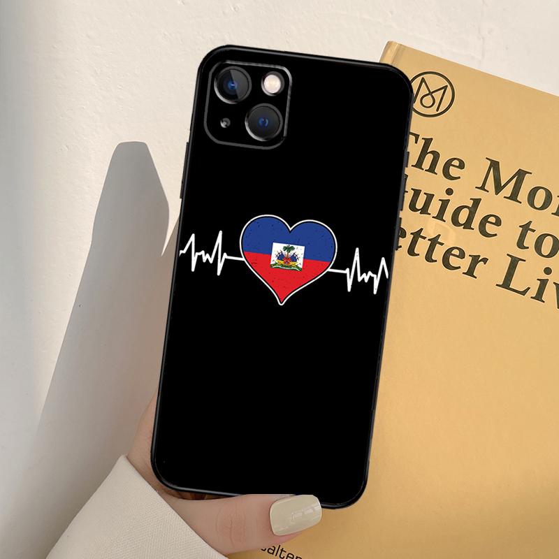 

Haiti Haitian Flag Phone Case For iPhone 16 15 14 11 12 13 Pro Max 12 13 mini XR 16e 15 16 Plus Full Cover iPhone 14 Pro