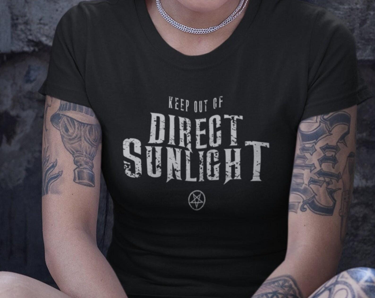 Keep Out of Direct Sunlight T-Shirt: Make a Statement in Style L