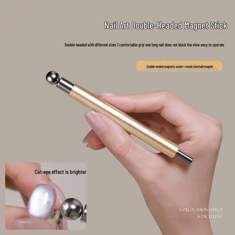 Upgraded Double-Head Magic Wand for Cat Eye Nail Art