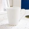 380ML, pure white bone china mug coffee, porcelain gargle cup, for drinks, ceramic mug, thermo cup for coffee, nespresso cup