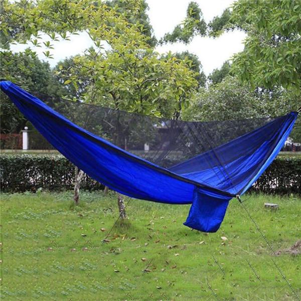 Automatic Quick Opening Mosquito-resistant Hammock Hanging Bed with Mosquito Net Sleeping Hammock