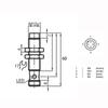 Huguang PRCM12 Aviation Plug Sensor: Proximity Switch PRCMT12-4DODC, 4DNN2PP2AOAC