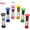 6-Color Hourglass Timer Set: 30 Seconds To 10 Minutes - Creative Timers for Kids & Home Decor