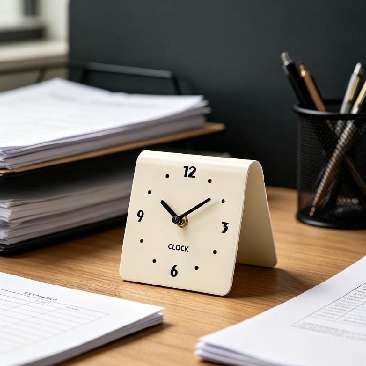 Kleine analoge Tischuhr, leise, kein Ticken, batteriebetrieben, dekorative Kaminsims-, Schreibtisch-, Regaluhren, Büro-, Heimdekorationen