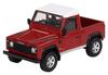 TrueScale Miniatures MINI GT 164 Land Rover Defender 90 Pickup Masai Red Right-hand drive Finished product
