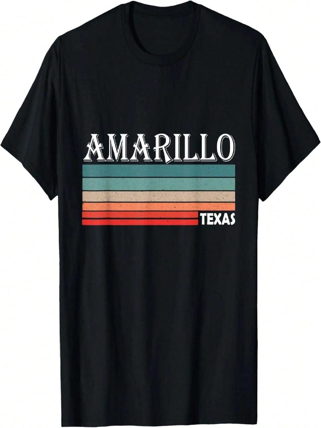 Retro Amarillo Texas TX Souvenir Gift T-Shirt S