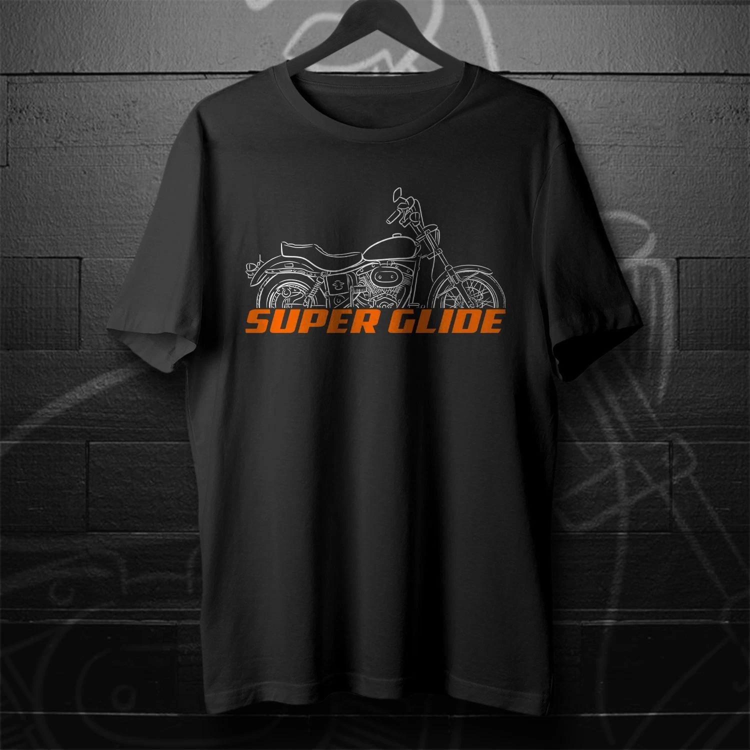 

For Harley-Davidson Super Glide FXE 1974-1984 fans - Motorcycle T shirt S