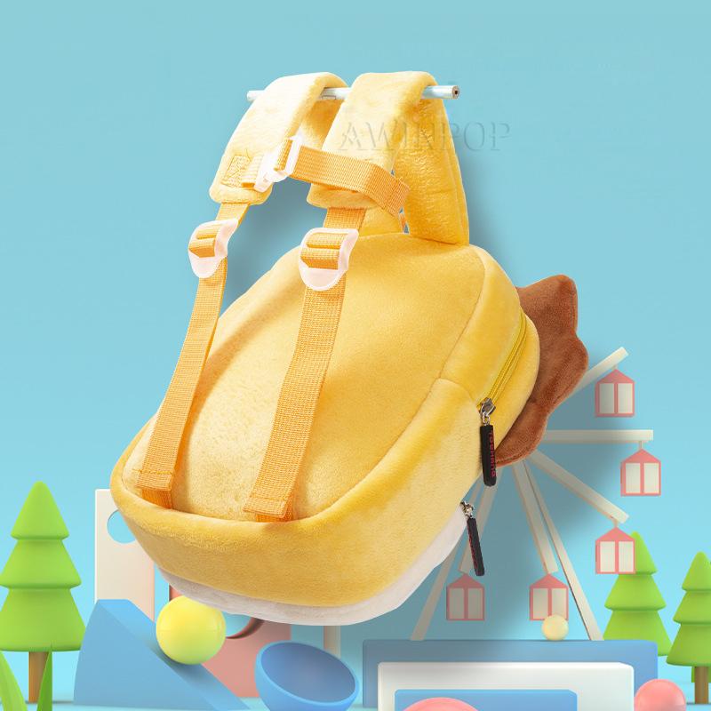 Fashion 3D Cartoon Lion School Backpacks for Boys Kindergarten Kids School Bags Children Plush Toddler Backpack