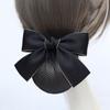 For Girls Nurse For Female Bow Spring Clip Ponytail Clip Korean Bun Snood Hairgrips Cover Net