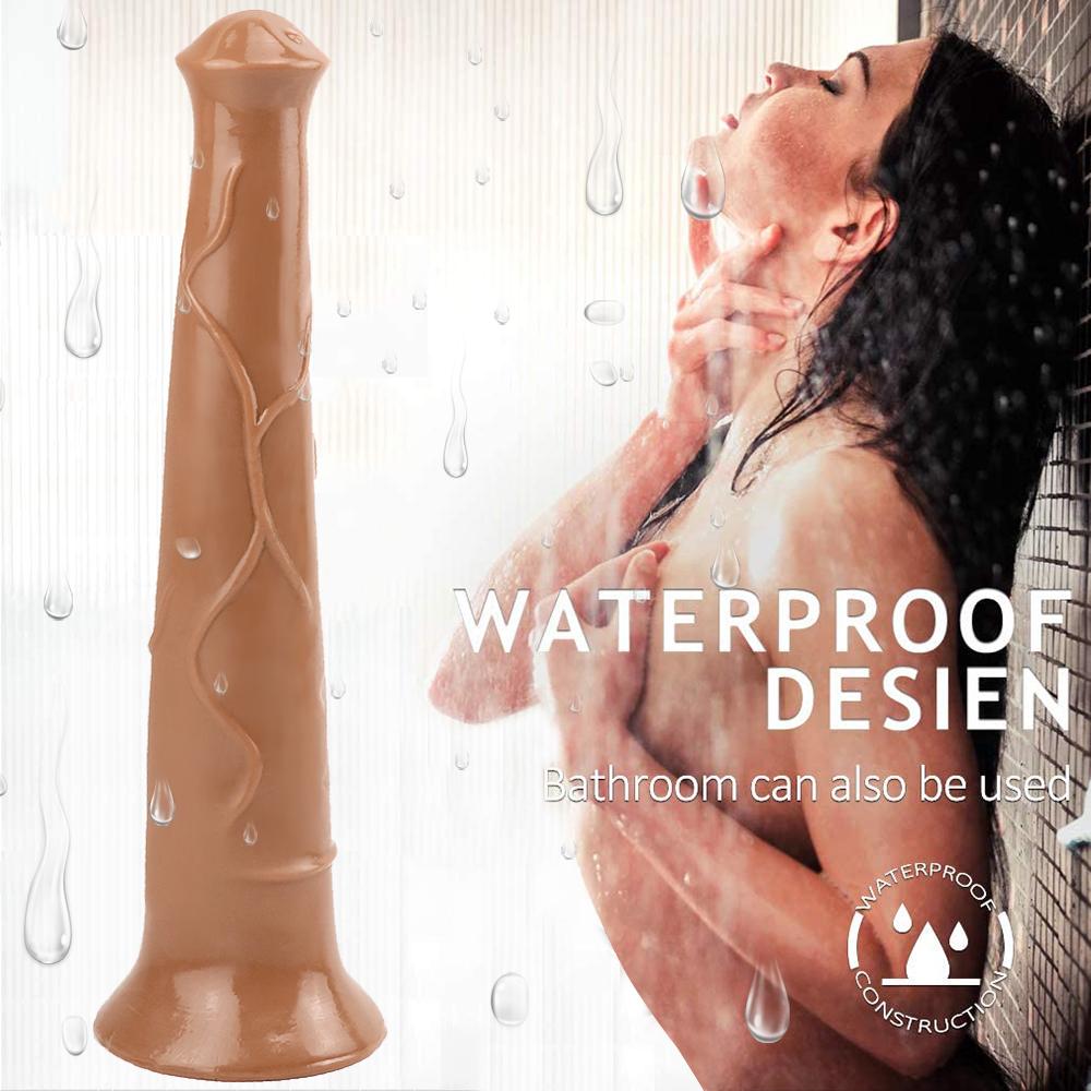 MoDi Realistic Huge Animal Penis Long Horse Dildo Anal Plug for Women Vaginal Masturbation Massage Big Cock Gay Lesbian Sex Toys