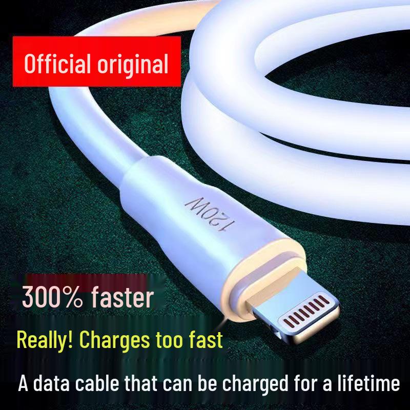 

Кабель для быстрой зарядки 120 Вт для Android, OPPO, Huawei, Honor, Vivo, совместимый с Flash Charge Apple Port Super Fast Charge [Single]