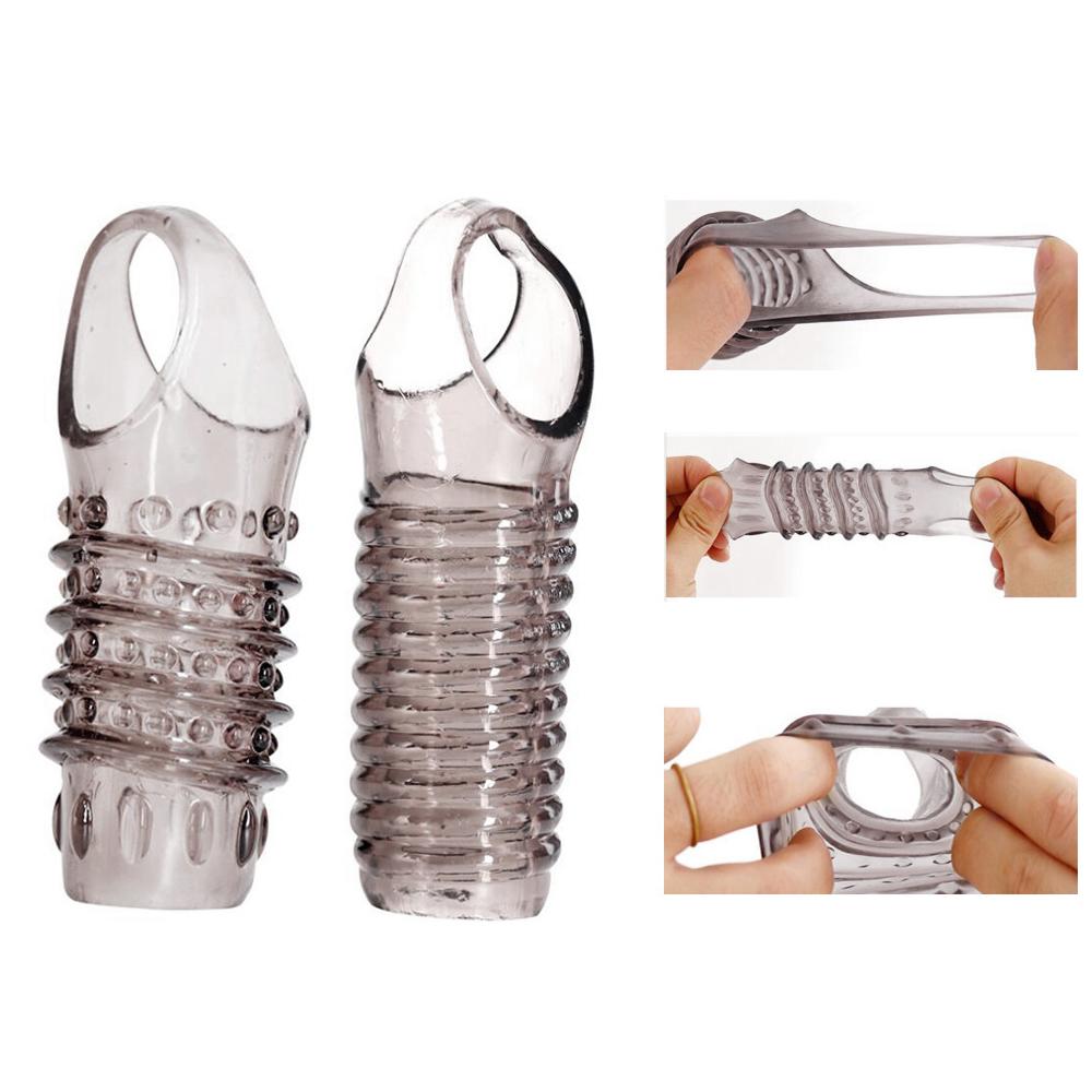 Penis Cock Ring Reusable Silicone Delay Ejaculation Stronger Erection Sex Toys Adult Nozzle Ring Cock For Men Male Sex