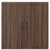 Wall Cabinet LUCCA Brown Oak 80 x 31 x 80 cm Engineered Wood