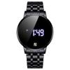REWARD 51001M Touch Screen LED Digital Watches Man Chain Steel Waterproof Luxury Sport Wristwatches Chronograph Steel Band Watch