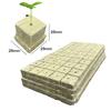 100pcs Stonewool Hydroponic Grow Media Starter Cubes Plant Cubes Soilless Substrate Seeded Rock Wool Plug Seedling Block