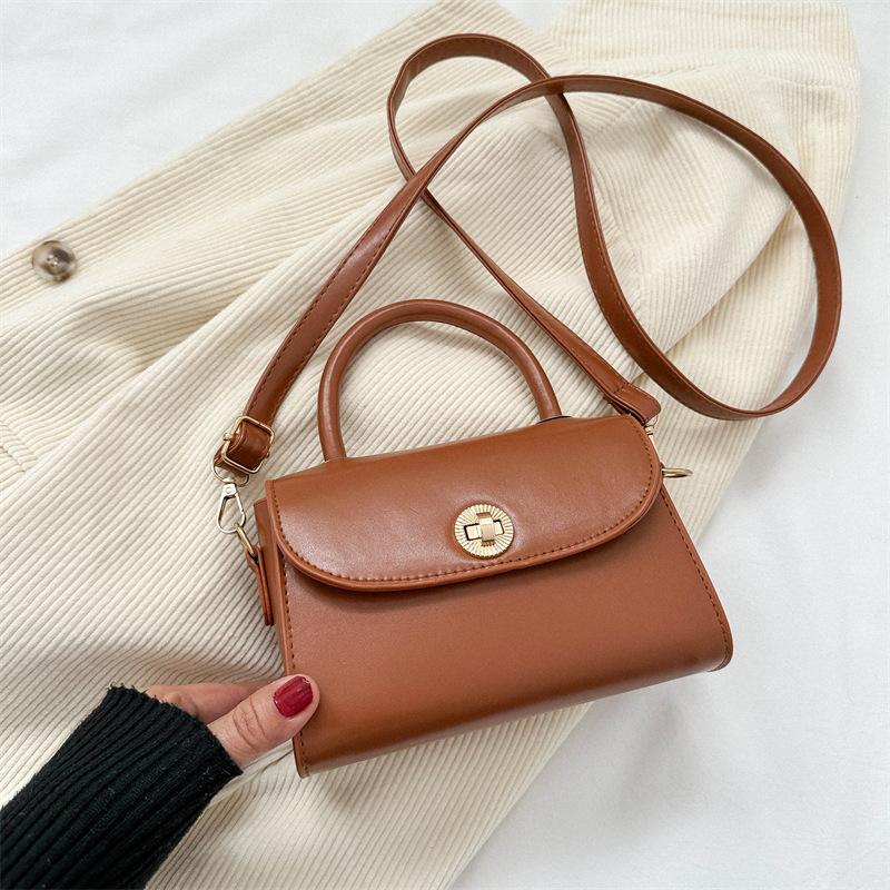 Fashionable Handbags for Women's New Autumn and Winter Casual Fashionable Trendy Small Square Bag Commuter Slant Shoulder Bag