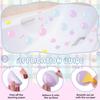 32 Pcs Cute Non Slip Bathtub Stickers for Shower Colorful Bathroom Anti Slip Shower Stickers Floor Applique Adhesive Decals with Scraper for Bathtub