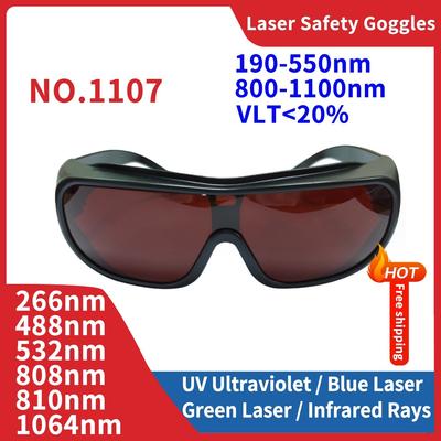 Óculos de Proteção para Tratamento a Laser de Beleza 200nm-2000nm Remoção de Pelos Proteção Ocular Segurança Óculos Lazer para Trabalho