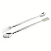 Stainless Steel Double-Headed Medicine Spoon - Perfect for Accurate Dosage Measurement