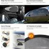GISAEV Car Sun Shade UV Protection - Front/Rear Window Mesh Curtain with Suction Cups, Summer Sunshade Visor for Side Windows