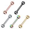 2pcs/lot Stainless Steel 16G Tragus Helix Bar Barbell Daith Oreja Stud Earing Cartilage Earrings Ear Piercing Jewelry for Women