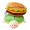 Soft Turtle Transform Hamburger Animal Turtle Plush Doll Flip Sides Plush Doll  Birthday Gifts
