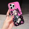 Danganronpa Chiaki Nanami Telefoonhoesje voor iPhone 17 16 15 14 13 12 11 Air Pro Max Plus Jelly Dubbele laag Rozerood Hoesje