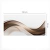 Gaming Mouse Pad with Abstract Wavy Lines Print for Desk 100x50 Cm