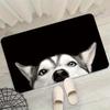 1pc Non-slip Realistic Siberian Husky Floor Mat - Anti-skid Mat for Living Room, Bedroom, Office