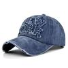 Duck Tongue Cap Threedimensional Embroidered Baseball Cap Perforated Sun Hat