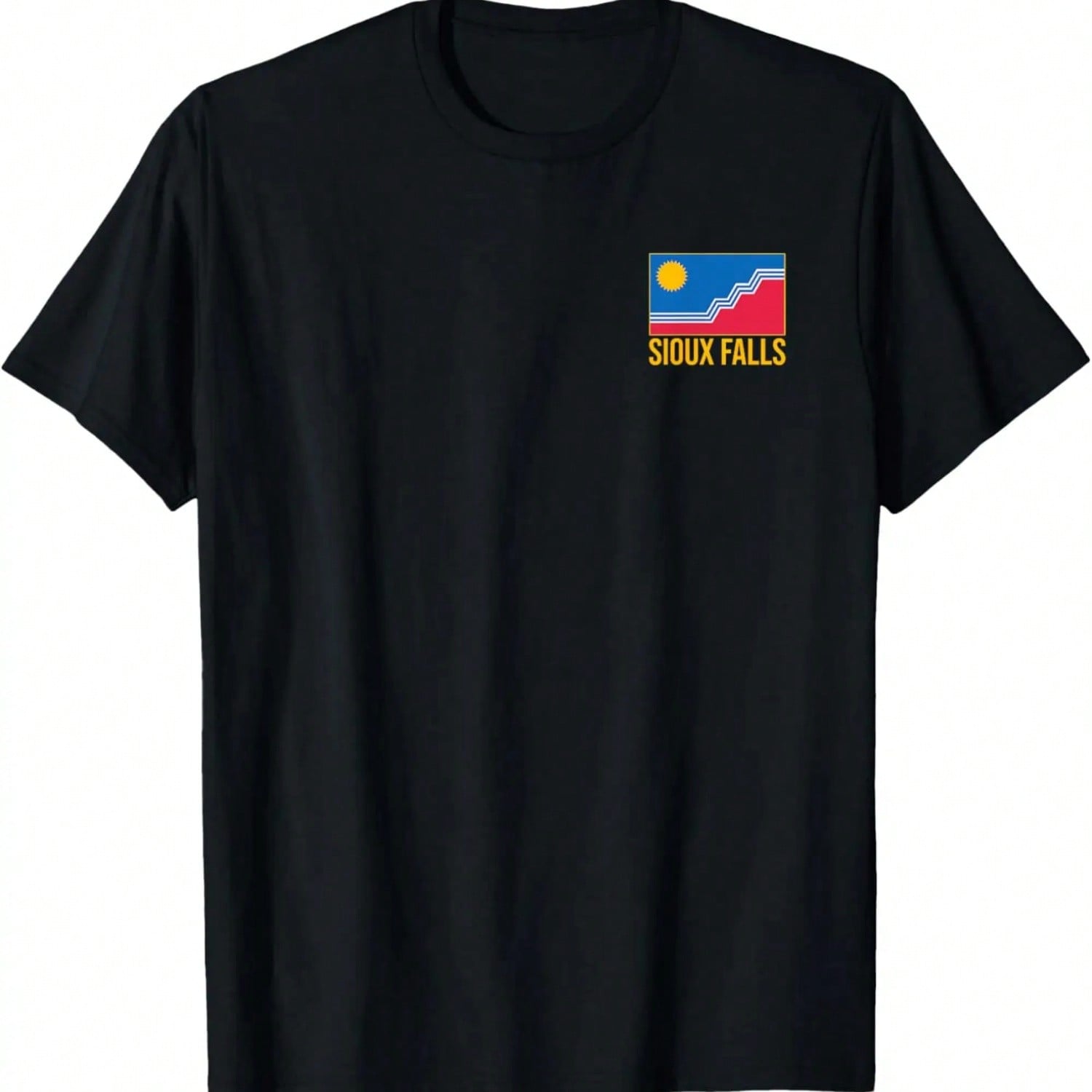 SIOUX FALLS SOUTH DAKOTA FLAG T-Shirt S разноцветный