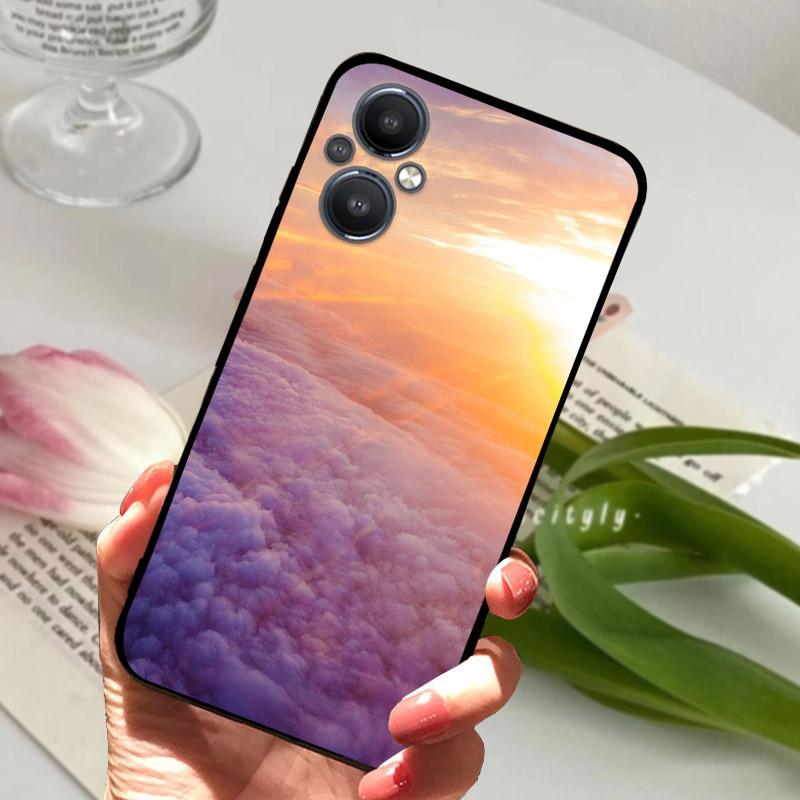 For Oppo Reno7 Z Lite 5G Case CPH2341 Shockproof Soft Silicone TPU Back Cover For Oppo F21 Pro F21Pro 5G Phone Case Shell Coque