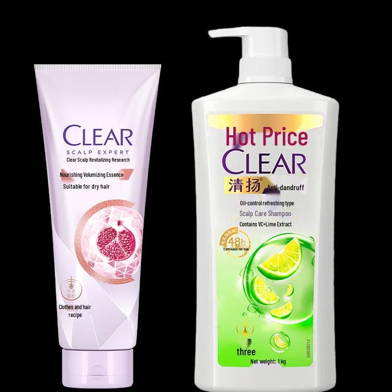 Clear Anti-Dandruff & Oil Control Shampoo & Essence Set