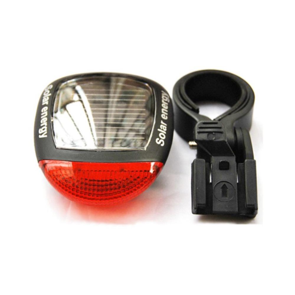 Cycling Bike Solar Energy Light Back Rear Tail Light LED Seatpost Lamp Bicycle Reflector