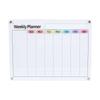 Acrylic Weekly Planner Transparent Colorful Magnetic Weekly Planning Board Memo Board for Home