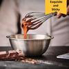 12inches Stainless Steel Balloon Wire Whisk Egg Beater Mixer Kitchen Baking Utensil Tools