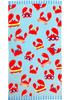 Beach Towel for Kids Velour Terry Blanket Throw for Swimming Bath Travel Camping and Picnic, Flamingo Lobster Octopus.