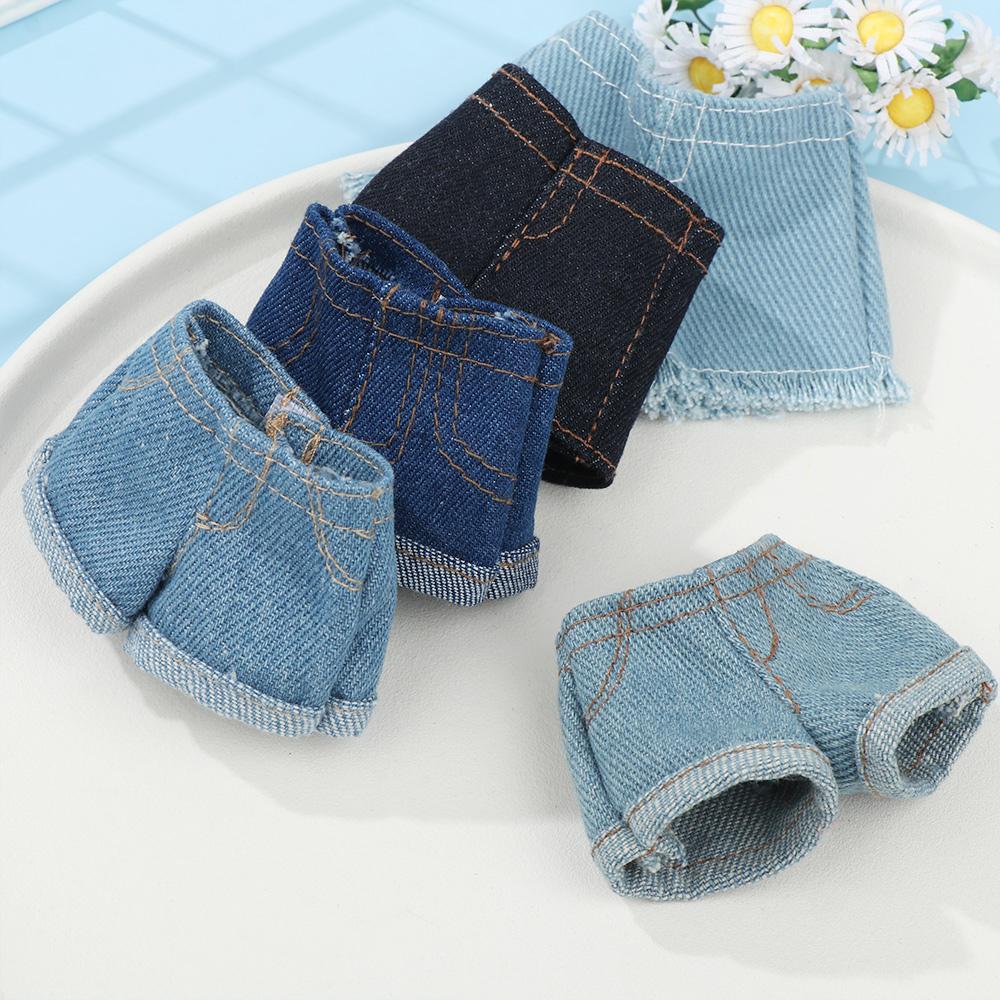 1PC Fashion Doll Shorts Denim Jeans Bottoms Short Pants For 30CM Doll Casual Wears 1/6 BJD Dolls Clothes Accessories Kids Toys