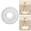 Ceiling Fan Light Fixtures Covers Plate Lamp Panel Round Pu Decorative Ceiling Light Pendant Lamp Base Ceiling Party Decorations