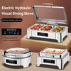 Furnace Large Capacity Insulated Pot Hydraulic Visual Electric Heating Furnace Hotel Breakfast Thickened Stainless Steel Buffet