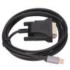 USB C 3.1 To DVI Cable 190cm/74.8in Clear Stable Type C To DVI Cable Adapter for MacBook TV Smartpho