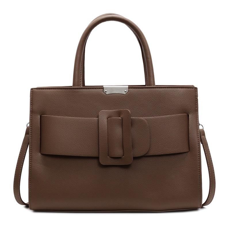 Wholesale retro simple style women's large capacity handbag bag business commuter style niche design messenger bag