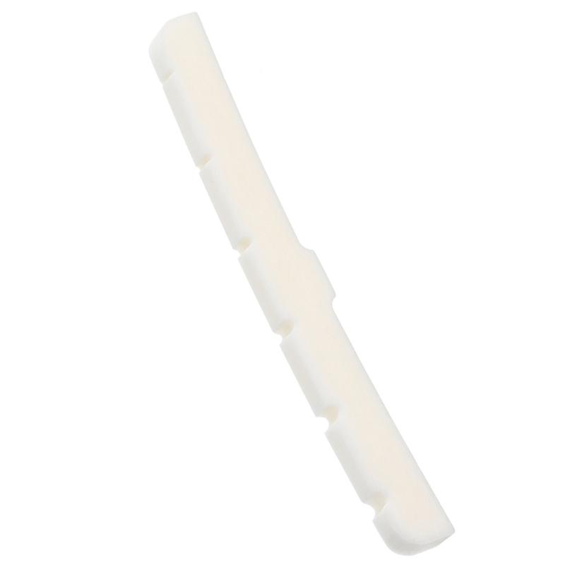 Slotted Guitar Bone Nut Up Saddles Vintage Modern Style Electric Guitar 6 String Pre-Slotted Nut Replacement Parts 1