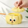 Cute Ceramic Ashtray with Lid Creative Personalized Office Home Living Room Decorative Commercial Use Ashtray Simple Modern