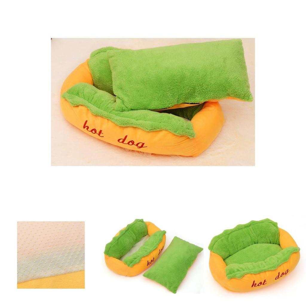 Gemütliches und stilvolles Haustierbett für Hunde und Katzen mit herausnehmbarem waschbarem Kissen